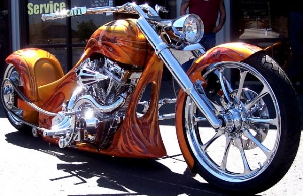Custom Motorcycle Painting Art of Steve Fernan