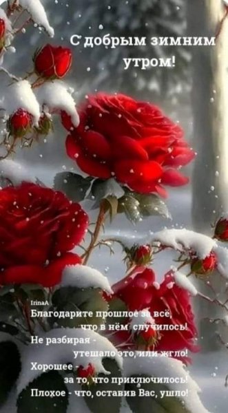 С добрым утром)