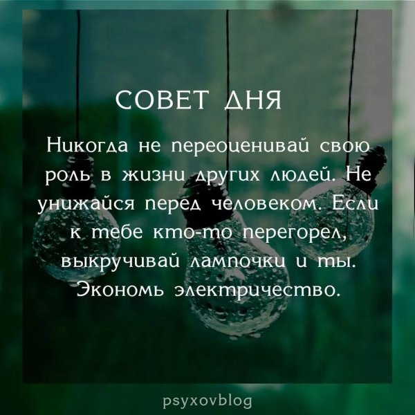 Совет дня