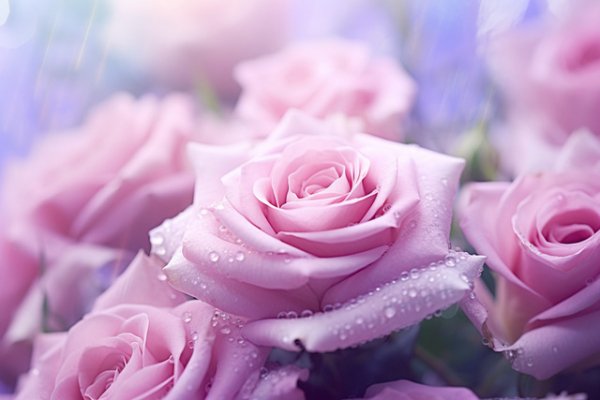 Pngtree-pink-rose-flowers-beautiful-image
