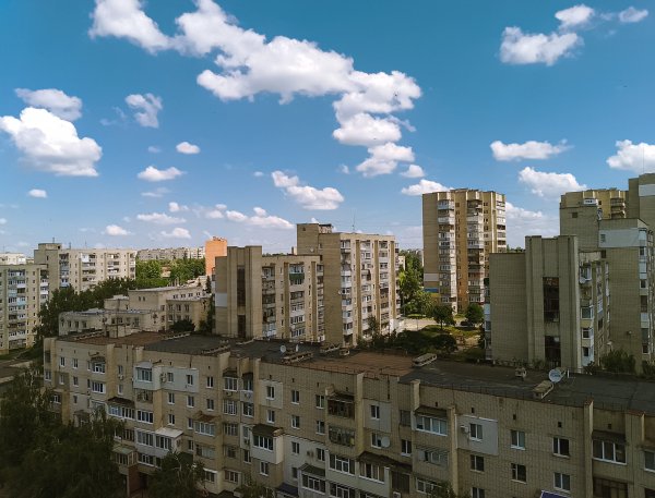 Вид на город