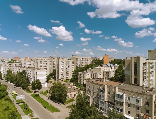 Вид на город
