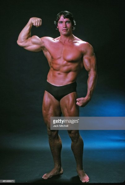 Professional-bodybuilder-arnold-schwarzenegger-posing-at-the
