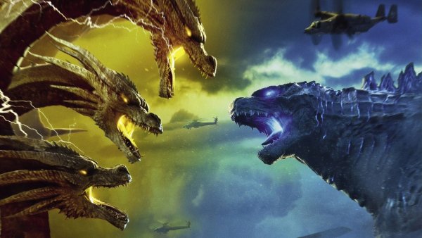 Godzilla-vs-king-ghidorah-godzilla-king-of-the-monsters 4K