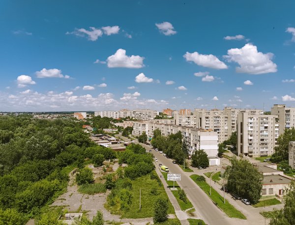 Вид на город