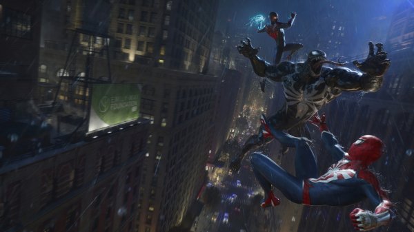 Marvels-spiderman-2-spider-man-miles-morales-vs-venom-4k