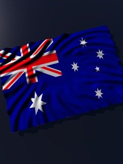 AUSTRALIA FLAG 240X320 459757