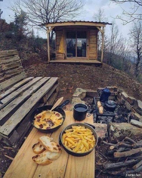 На природе