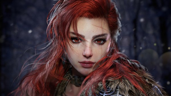 Viking-girl-red-eyes-fantasy-red-hair-cgi-4k 404@5@d