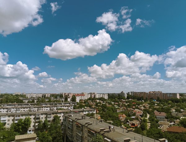 Вид на город