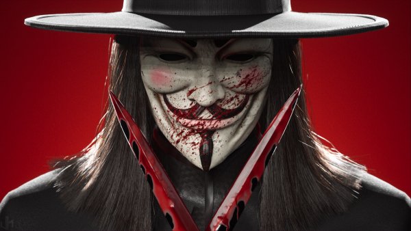 V-for-vendetta-dagger-anonymous-mask 4k-3840x2160