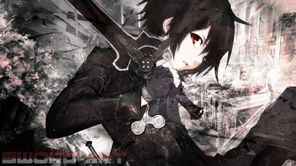 www.GetBg.net Anime Kirito from sword 08