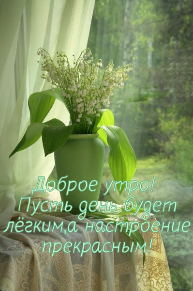 Утро доброе, день удачный