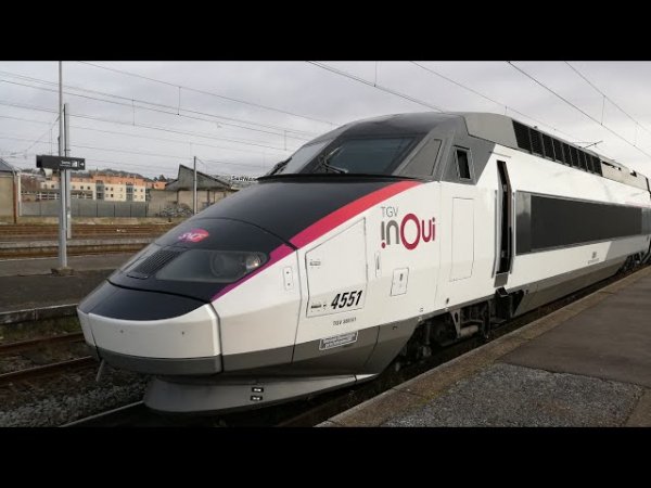4K Cabride entre Marne la vallée et Lyon part Dieu en TGV rés