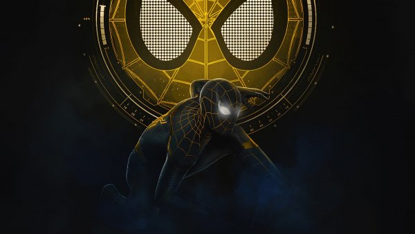 Spiderman-no-way-home-black-gold-suit-4k-wallpaper 676@1@e
