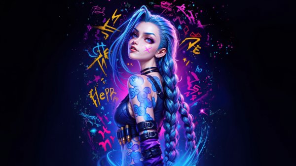 Jinx-lol-4k 194@5@b