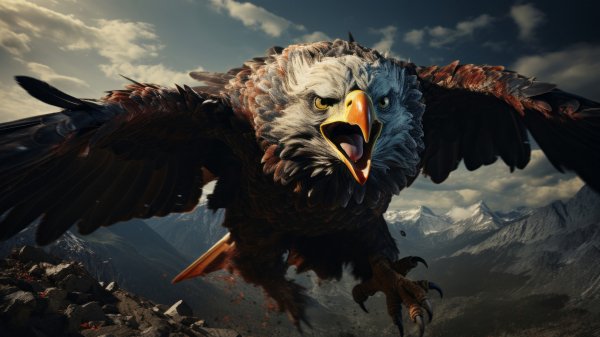 Eagle-flying-bird-4k-wallpaper
