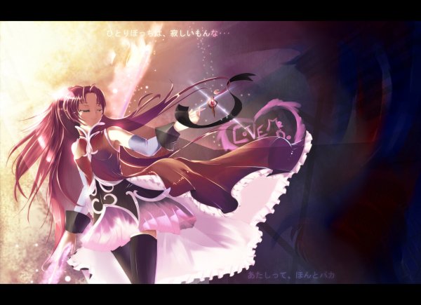 amulet long hair madoka girl shoujo mahou-rvpV