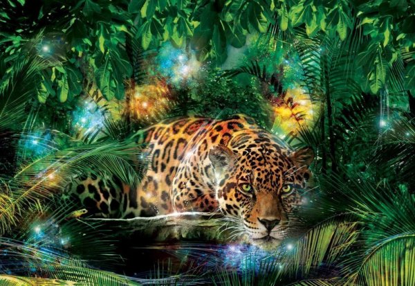 fototapet-1333P4-Leopard-I-Djungel