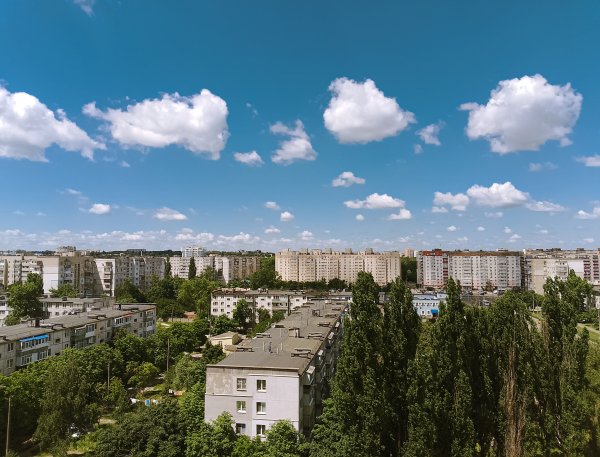 Вид на город