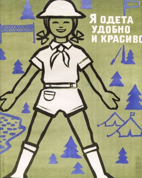 Реклама туристической одежды для девочек