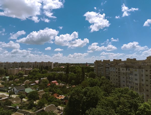 Вид на город