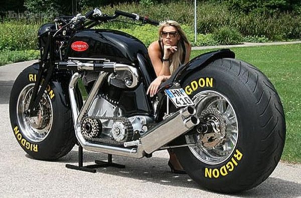 Gunbus 410 - la moto mаs grande del mundo - Valenc
