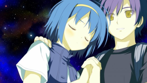 shida kazuhiro hoshizora no memoria aoi isuzu boy girl night
