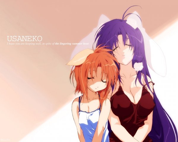 usaneko devushki zakrytye glaza ushi 49096 1280x1024